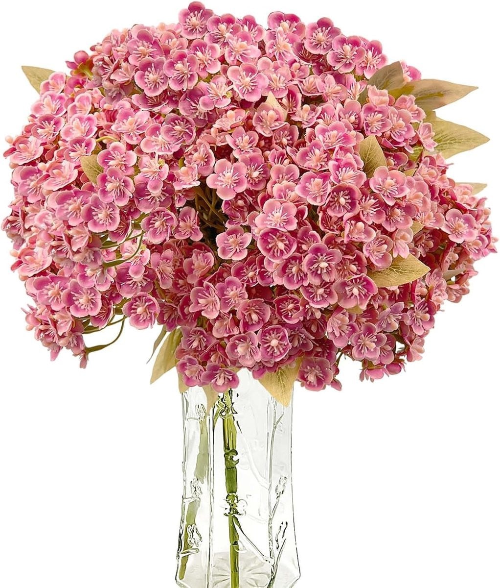 Zijde Hortensia Kunstbloemen voor Decoratie en Bruiloften