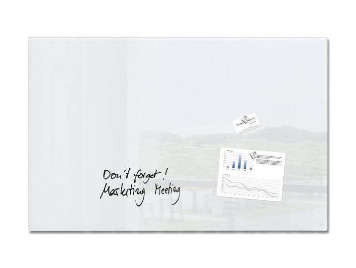Magnettafel SIGEL Glassboard artverum 65 cm x 100 cm, Weiss , weiss (weiß), B:100cm H:65cm, Glas, Tafeln, Magnettafel