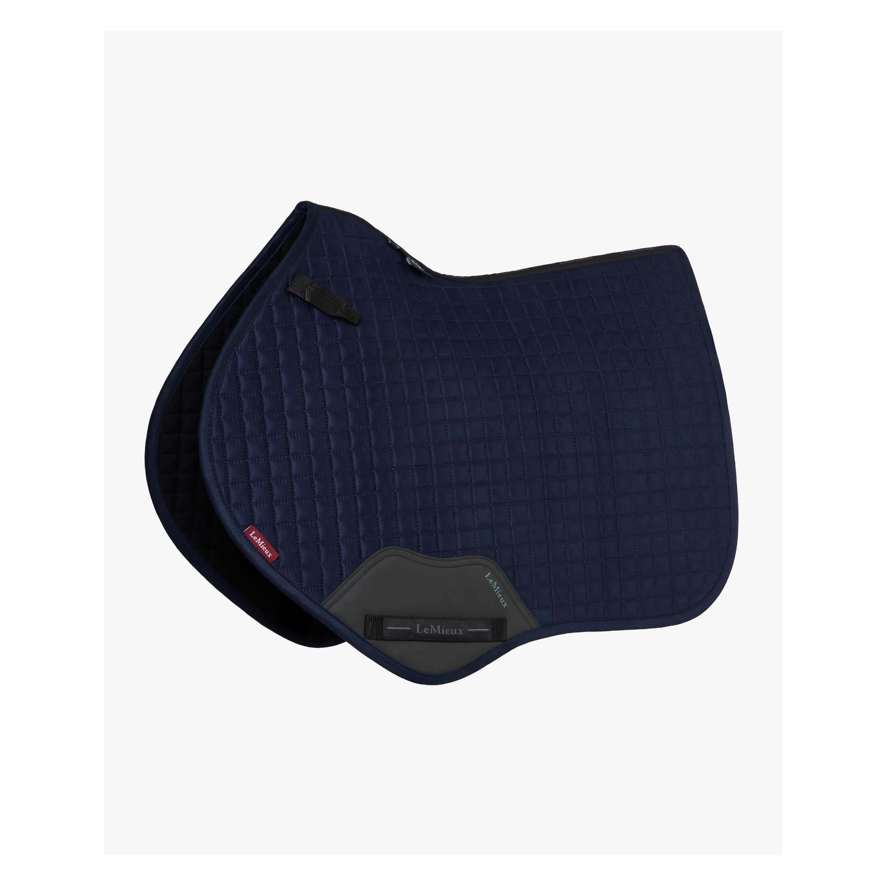 LeMieux - Suede Close Contact Square - Navy - Large (IT07602005)