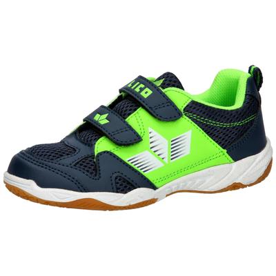 Hallenschuh LICO "Sportschuh Sport V", Mädchen, Gr. 29, Textil, blau, Synthetik, Schuhe Hallenschuh