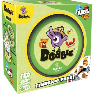Zygomatic Kartenspiel ZYGD0031, Dobble Kids, ab 4 Jahre, Metalldose, 2-5 Spieler