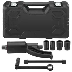 VEVOR Drehmomentvervielfältiger 4800 Nm, Drehmoment Verstärker 1:58, Drehmomentverstärker 25,4 x 25,4 mm, Drehmomentverstärker Radschlüssel Set 21# quadratisch, 33 mm, 38 mm und 41 mm Kraftschrauber