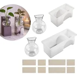 COLORBERRY Kreativ-Set Silikonformen Blumenvasen 6tlg.