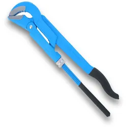 Högert Zangenschlüssel Rohrzange 45° Eckrohrzange stufenlos verstellbar 430mm HT1P502