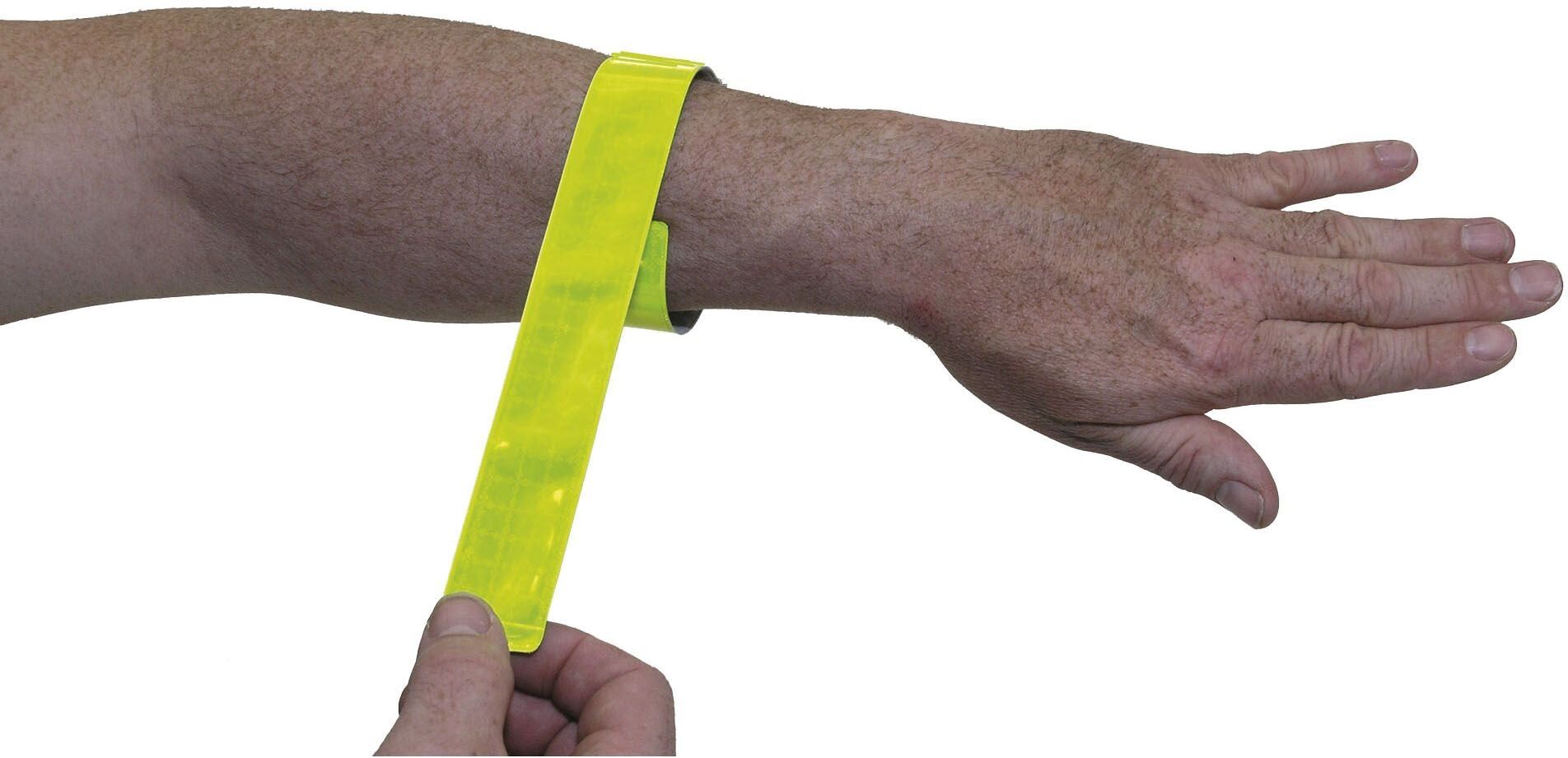 M-Wave Snapwrap Refleksbånd – Neongul, 2 Stk.