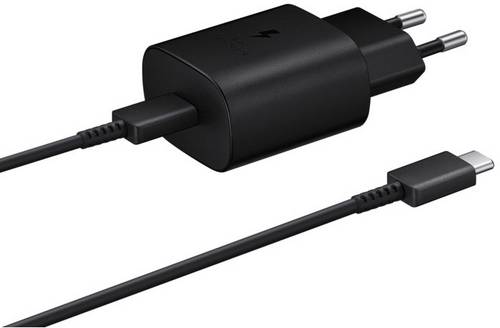Samsung EP-TA800XBEGWW USB Ladegerät 25W 1x USB-C Schwarz Schnellladegerät