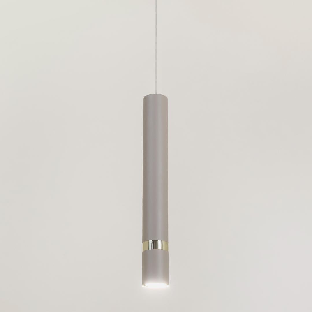 JOKER Milagro Moderne Kashmiertube-hanglamp met Gouden Accenten, 1xGU10, 10W