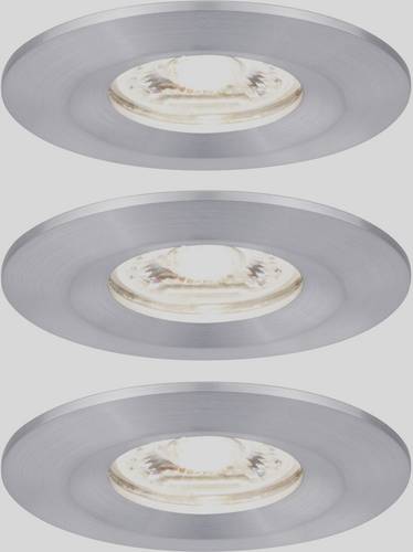 Paulmann 94305 EBL Nova mini Coin LED-Einbauleuchte 3er Set 4W Aluminium