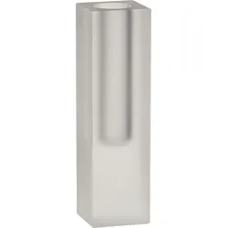 Hübsch Vase rechteckig gefrostet aus Glas