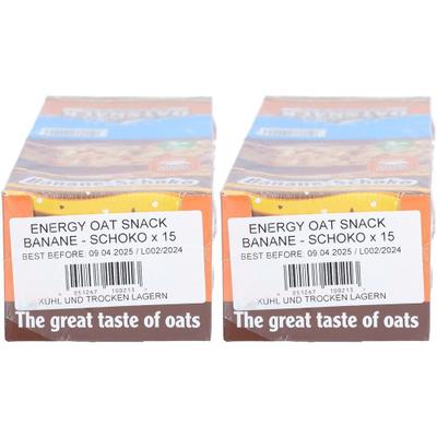 Oat Snack Riegel - Banane Schoko 65 g 15 Stk. 2x 2x15x65