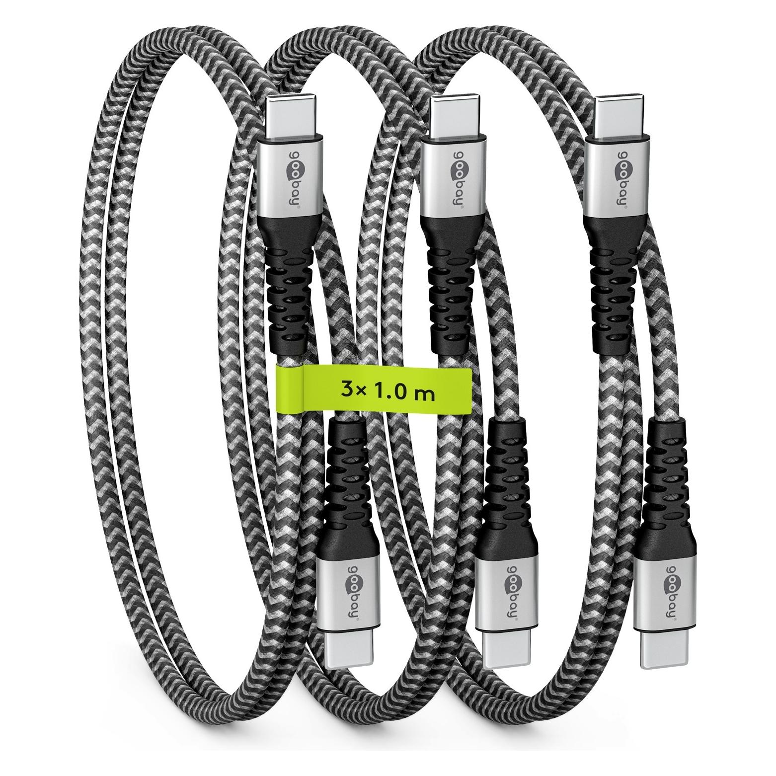 Goobay USB C - USB C (2 m, USB 1.1, 60 W) (81569)
