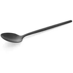 24x Espressolöffel ALEX SCHWARZ, mit schwarz, matte PVD Beschichtung, 11 cm, Chromnickelstahl 18/10