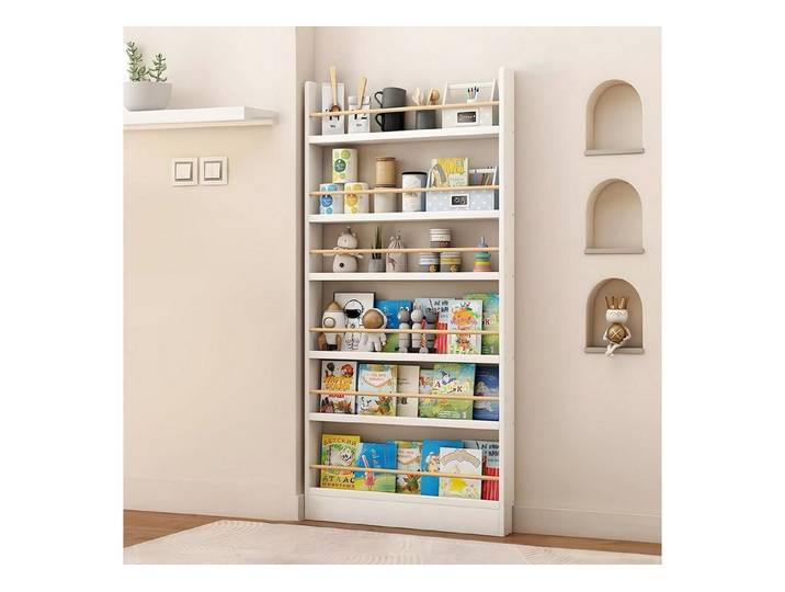 LuxusKollektion Bücherregal Bücherregal Kinderzimmer Weiß, 1-tlg.