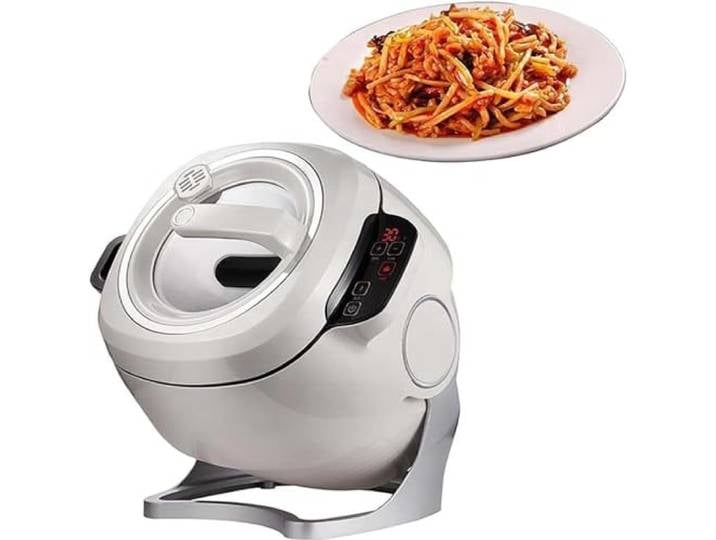 Multifunktionaler Koch-Wok, Trommel-Rührbraten-Maschinenherd, Automatische Rührbratmaschine, Um 360° Drehbare Antihaft-Pfanne, Gebratener Reismaschine Für Restaurants, Hotels
