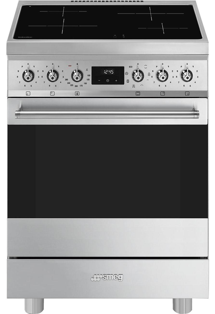 Smeg C6IMXM2 Küchenherd Freistehender Herd Elektro Zonen-Induktionskochfeld Edelstahl A