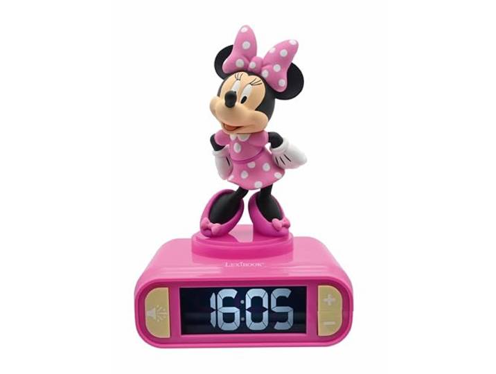 Lexibook, Minnie, Nachtlicht-Wecker, RL800MN