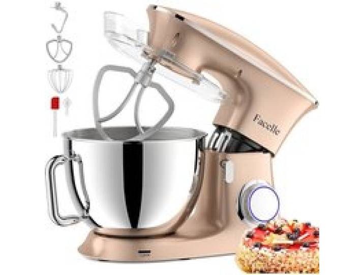 Robot pâtissier - HEBECA - 2000W - 8 5 L - 6 vitesses - Bol inox