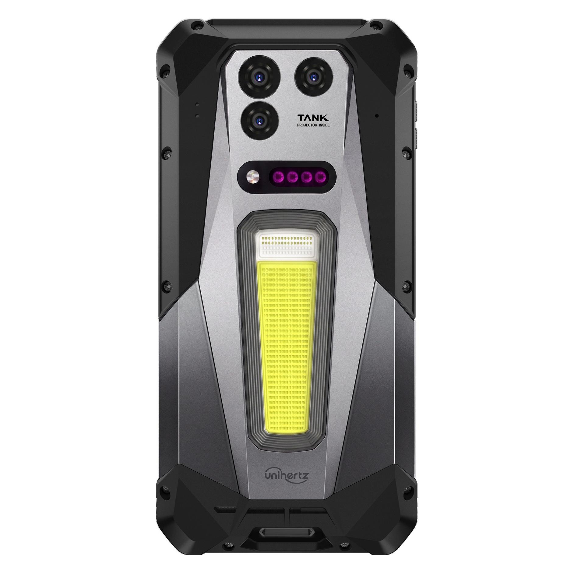 Unihertz Tank 5 5G-Projektor-Handy, 512 GB/18 GB, schwarz (512 GB, Black, 5G) (6972378150967)