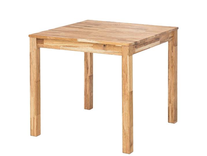 Esstisch Beny I 80cm Braun/Eiche
