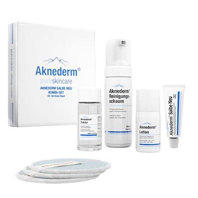Aknederm Salbe Neu Kombiset für normale Haut 1 St Kombipackung