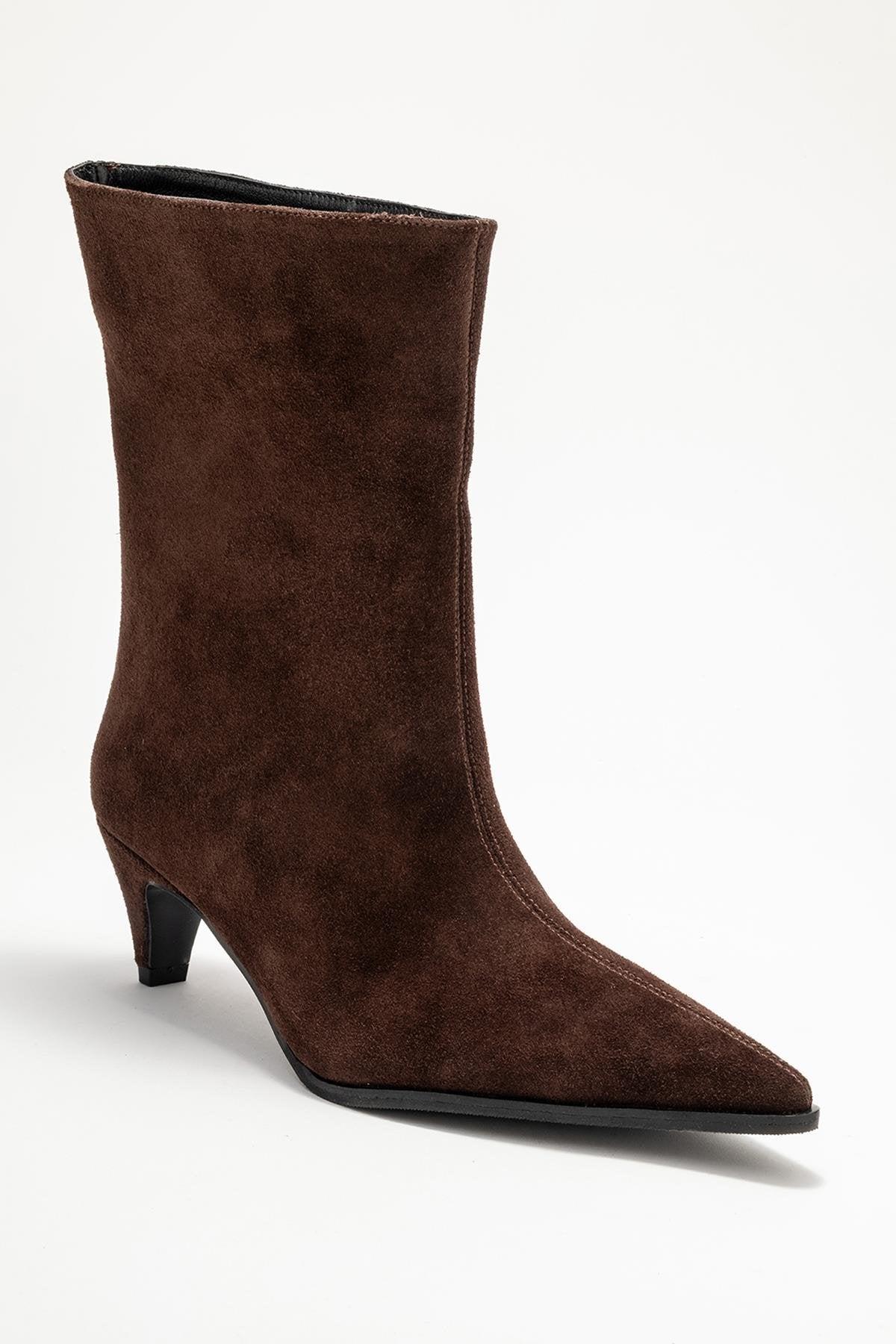 Aleo Leder Spitze Stiefel