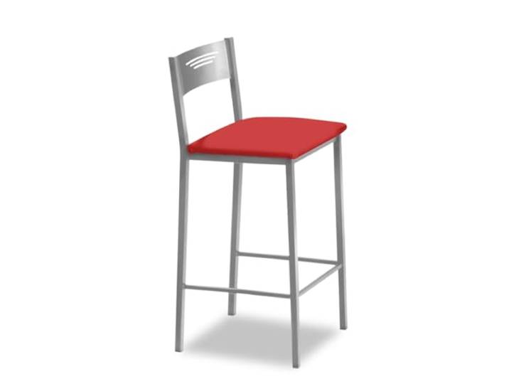 ASTIMESA Hocker für die Küche, 70 cm, Kunstleder, Rot