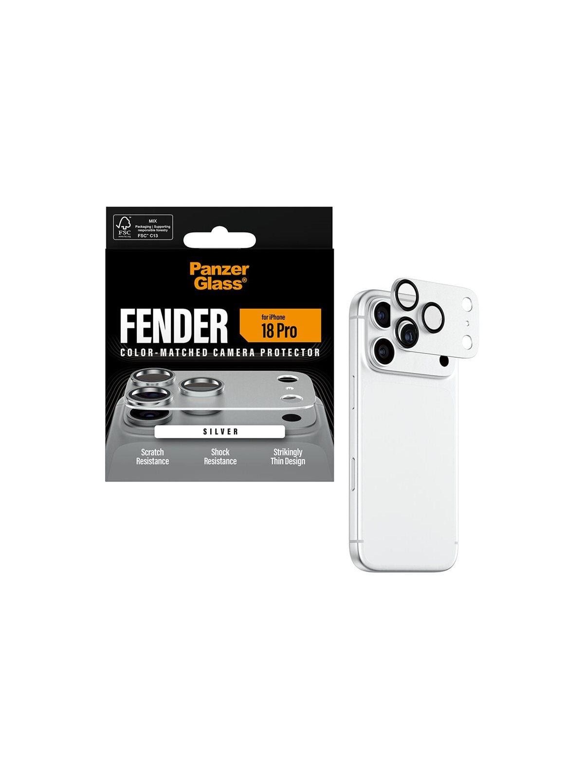 PanzerGlass Fender Camera Protector Silver Apple iPhone 18 Pro