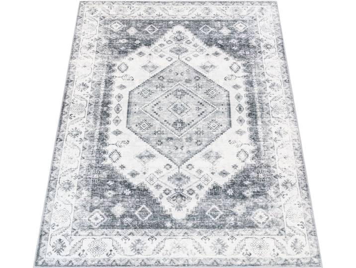 Teppich PACO HOME Cambridge 463 , grau, B:120cm H:12mm L:160cm, Polyester, Teppiche, Teppich, Kurzflor, orientalisches Muster, Vintage Design