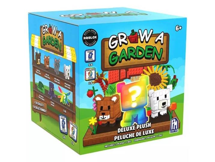 Roblox Grow A Garden - Peluche Mystere 20Cm + Code Unique Dlc Aleatoire