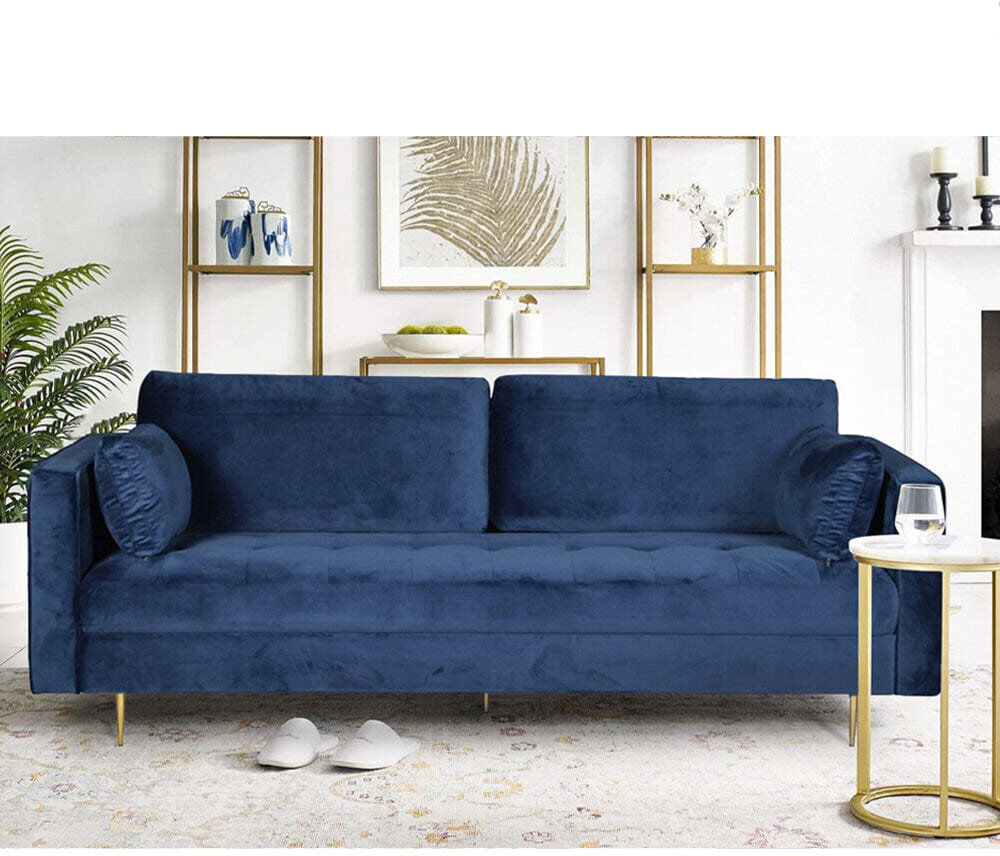 Fairmont Park Athalia 3 Seater Sofa Blue 80cm H X 224cm W X 96cm D