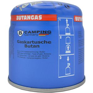 B-Camping Gaskartusche 35322, Stechkartusche, Butan (100%), 190g