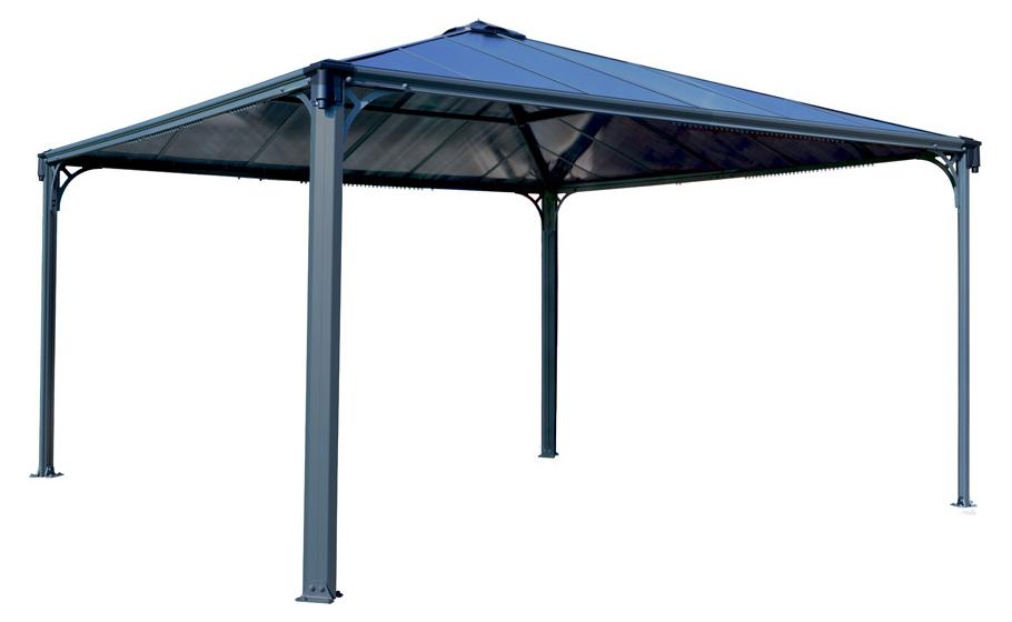 Palram - Canopia Aluminium Pavillon Palermo 4300 Anthrazit 429x429x298 cm