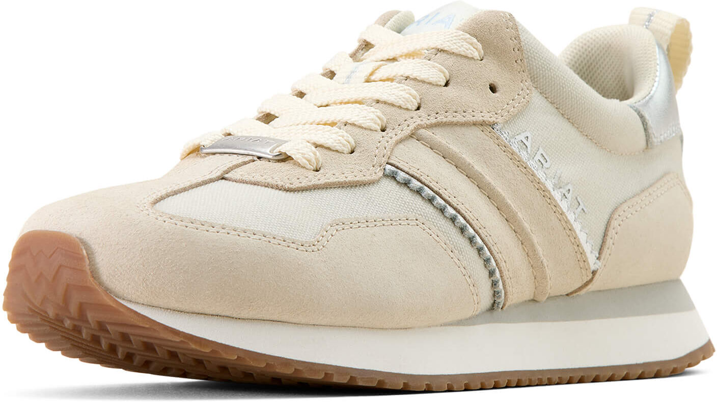 Women's Ranch Runner Shoe in Buttercream, Size: 11 B / Medium by Ariat