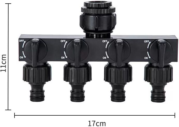 INF 4-Wege-Ventilverteiler - Effizienter Wasserfluss
