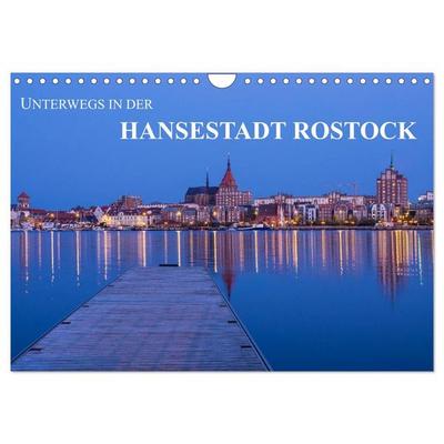 Unterwegs in der Hansestadt Rostock (Wandkalender 2027 DIN A4 quer), CALVENDO Monatskalender