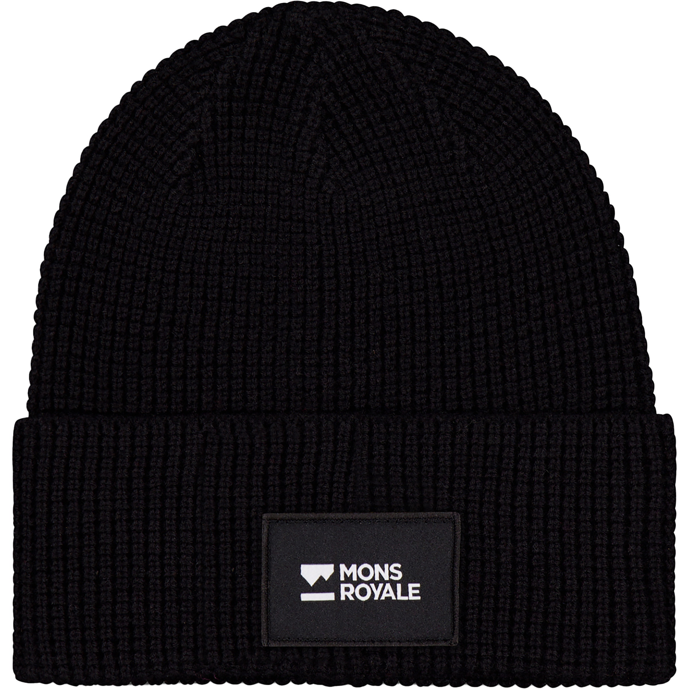 Mons Royale Bluff Merino Mützen & Beanies schwarz Lifestyle Hautfreundlich Merinowolle