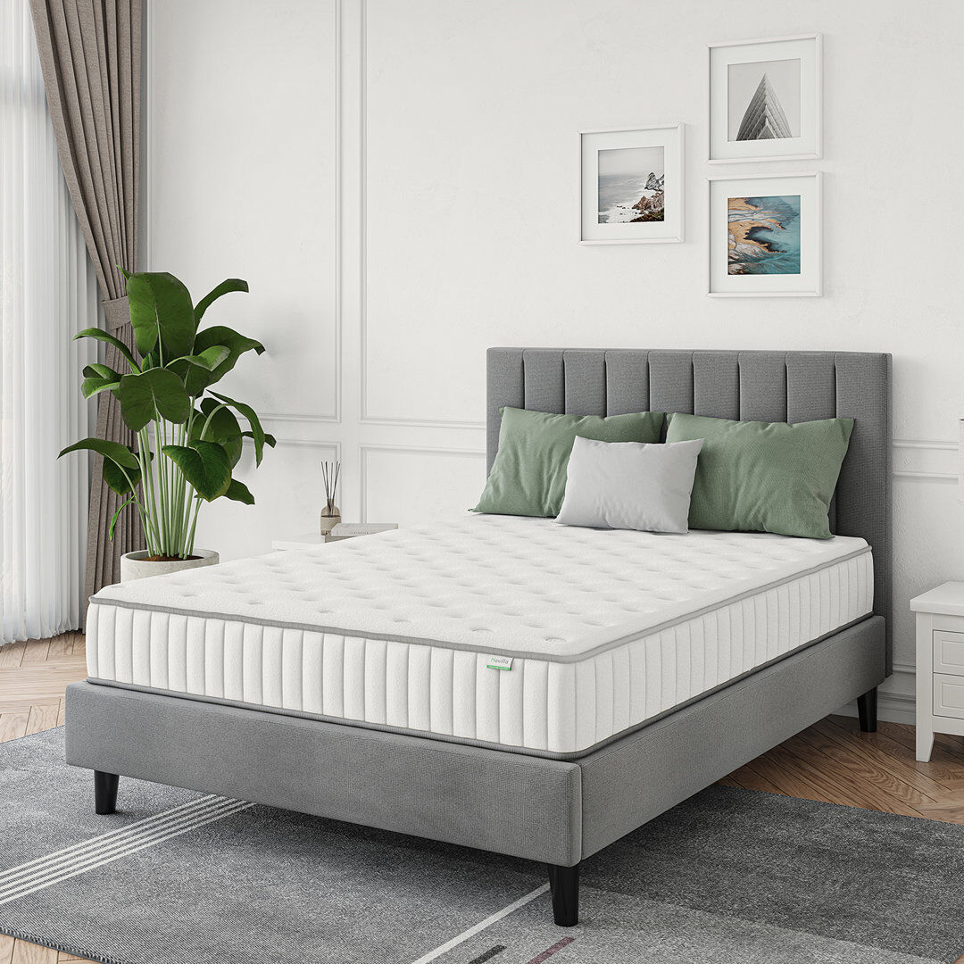 Novilla 27cm Memory Foam Pocket Sprung Mattress King (5')