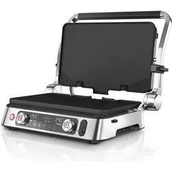 Braun Multigrill 9 Pro, Kontaktgrill, Schwarz, Silber
