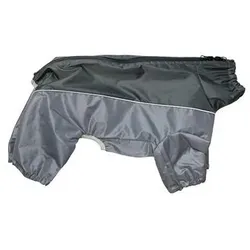 Happy Pet Hundemantel Go Walk Mud Mantel Wasserdicht Grau (50), Hundemantel
