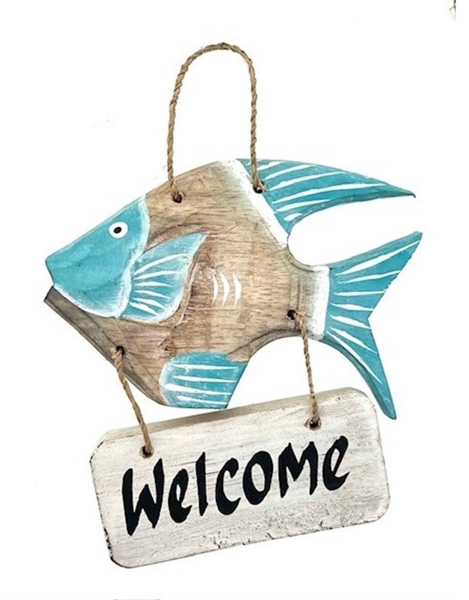 Caloi Vis Guirlande Welcome Turqois voor volwassenen