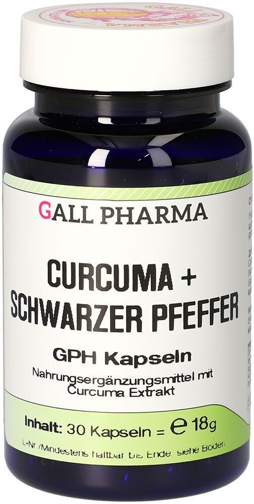GALL PHARMA Curcuma+Schwarzer Pfeffer GPH Kapseln 30 St