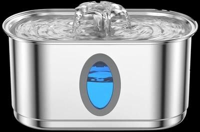 Uplift Picks Stainless Steel Automatic Cat Water Fountain With Filter Pet Water Dispenser e (3.2 L)