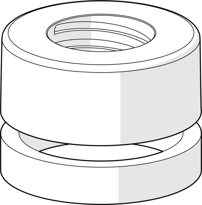 Hansa Rosette komplett chrom Compact 59913432