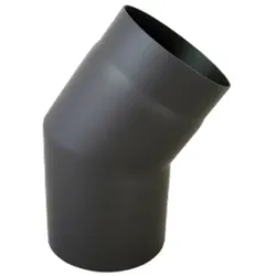 Bertrams Bogen 07SB33-180 33°, 2-tlg., Ø 180 x 2 mm, feststehend, ohne Tür, gussgrau