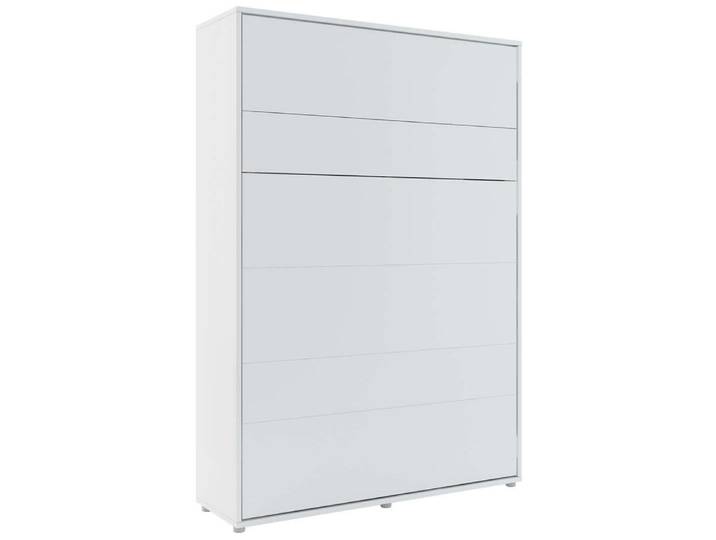 Lit mural escamotable CONCEPTION PRO 140x200 cm blanc mat (vertical)