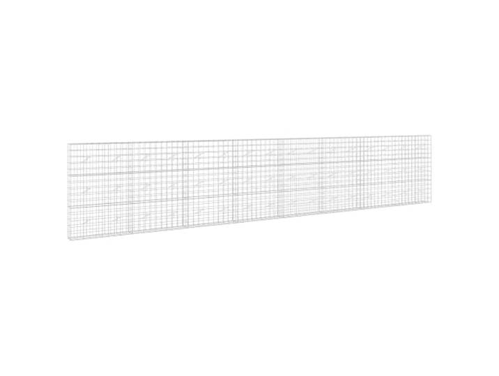 vidaXL Gabione mit 3,5 mm Draht und 10x10 cm Maschen 800x20x150 cm Robuste Konstruktion: Hält allen Wetterbedingungen stand. Einfache Montage: Schneller Aufbau mit Haken- und Clipsystem