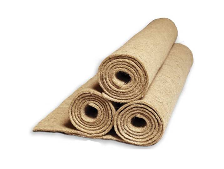 Natursache 20 Nagermatten aus Hanf, 100 x 50 x 1cm I Hanfmatten für Hasenstall, Kaninchenhaus, Hamsterkäfig I Bodenabdeckung für Käfige, Laufställe, Höhlen & Schlafplätze von Kleintieren & Nagern