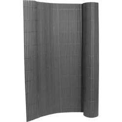 GreenYard Sichtschutzmatte aus PVC ca. 300 x 100 cm in Anthrazit