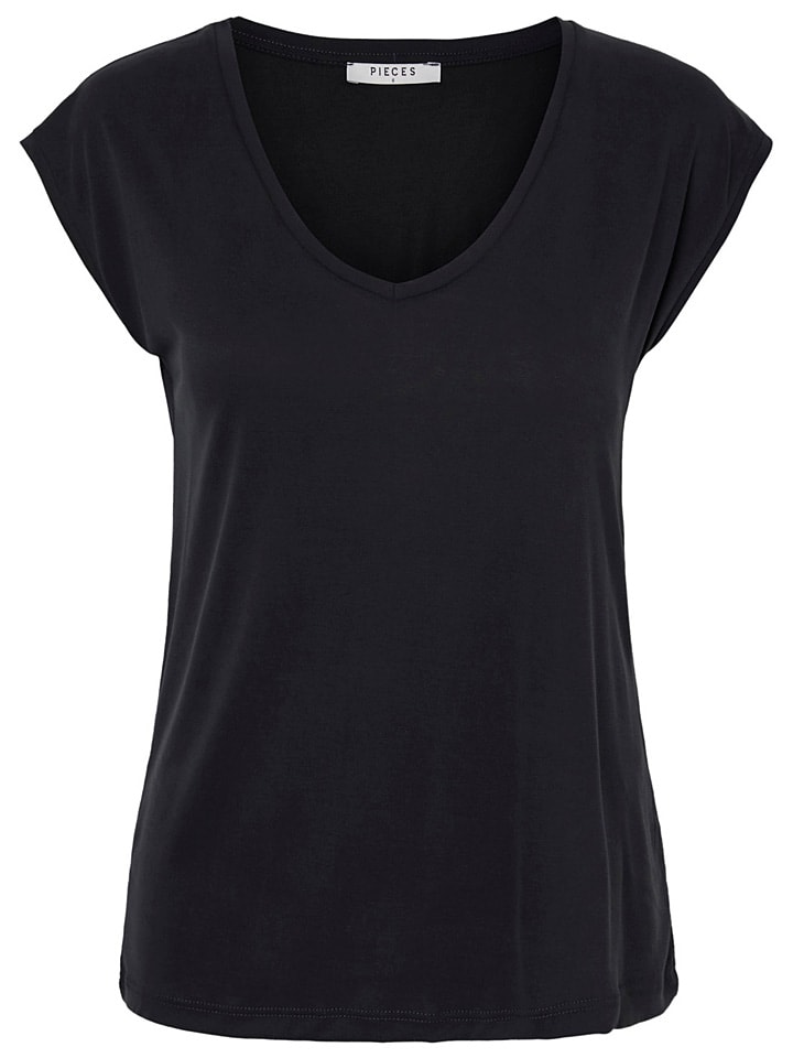 Pieces Shirt "Kamala" in Schwarz - S