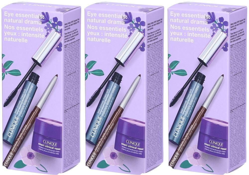 Clinique Eye Essentials Natural Drama 3st - 1 Set x3 3x1 St